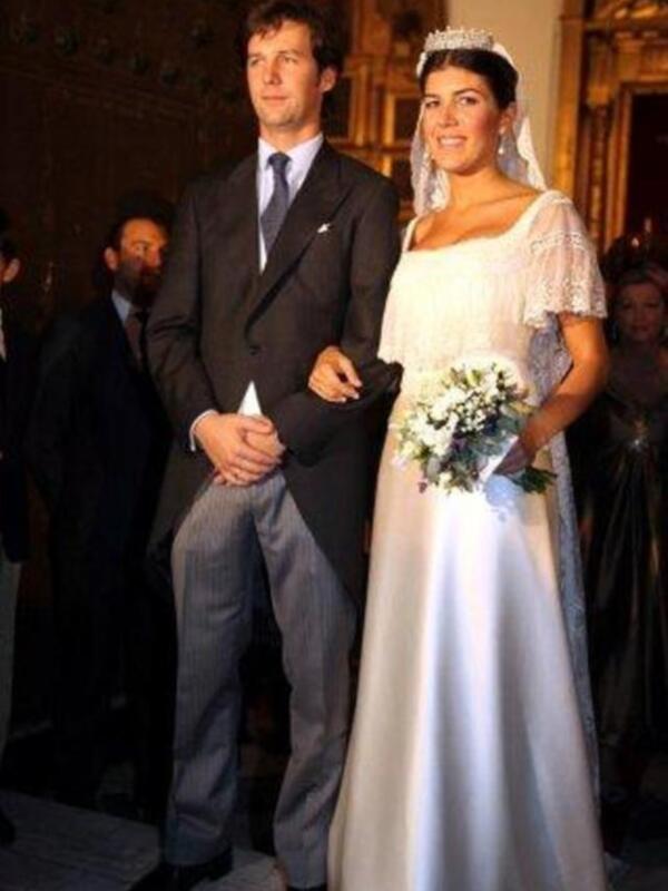 Cary Lapique y Ana Gamazo de boda en Sevilla