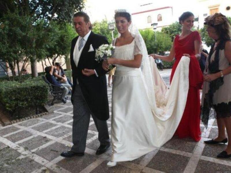 Cary Lapique y Ana Gamazo de boda en Sevilla