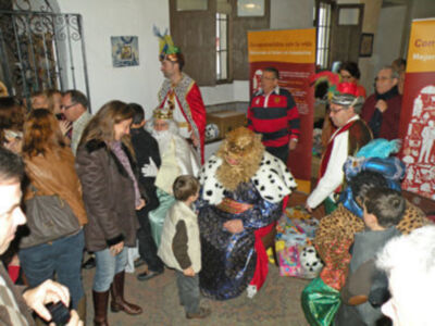 Los Reyes Magos del Belén de la Solidaridad.