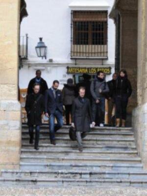 El príncipe haakon de noruega visita privada a Córdoba