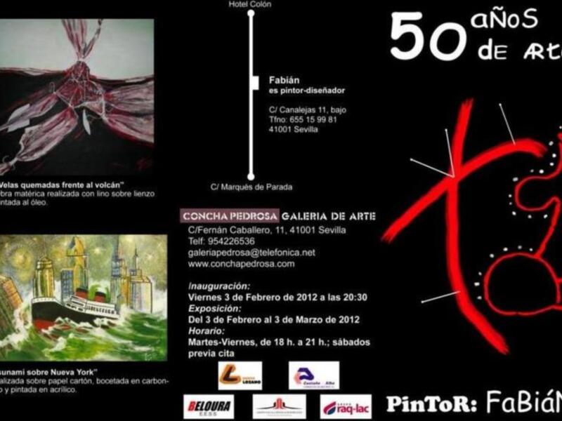 Exposición del pintor y diseñador Fabián Sambola Santana