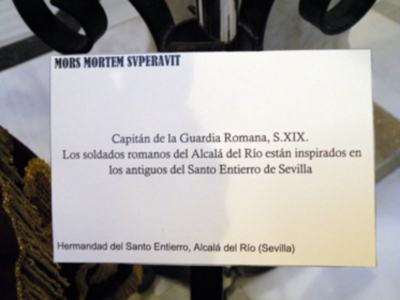 L a Real Hermandad del Santo Entierro, de Sevilla, inauguró su exposición de en seres en el ateneo Sevillano