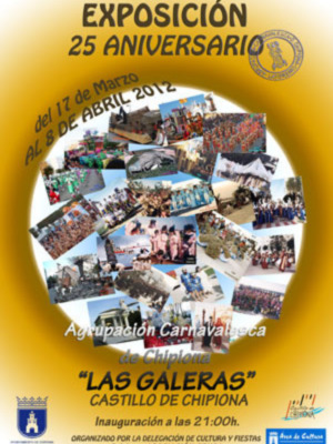 Las Galeras celebran su veinticinco aniversario con una exposición en el Castillo(Chipiona) 