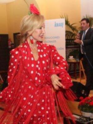 Numerosos personajes conocidos en Feria de Sevilla 2012