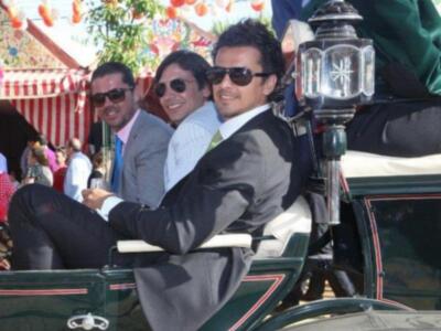 Numerosos personajes conocidos en Feria de Sevilla 2012