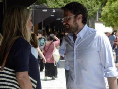 Isabel Sartorius y Maxim Huerta, una divertida pareja en Feria del libro de Sevilla 