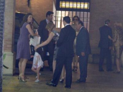 Bautizo de Manuela, nieta de Carmen Tello