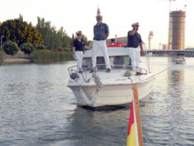 Procesión marinera de la virgen del Carmen de Calatrava.