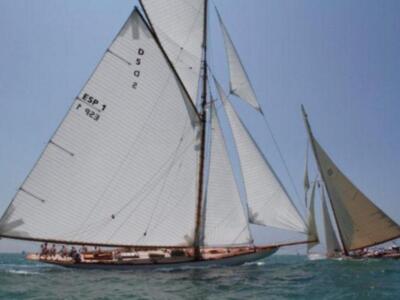 Piere Casiragui, tercer hijo de la Princesa Carolina de Mónaco y miembro de la Tripulación del Tuiga, en "la Semana Clásica de Puerto Sherry"