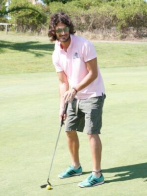 Los del Río, Chiquetete y Hugo Salazar muestran su cara más solidaria jugando al golf en Islantilla