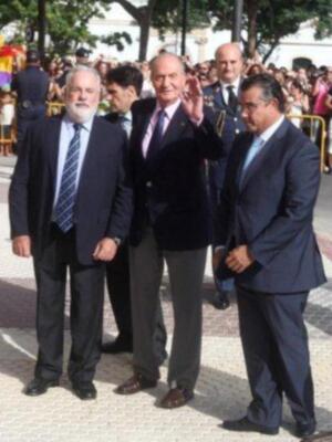 El rey presidio corrida toros en el Puerto de Santa María.