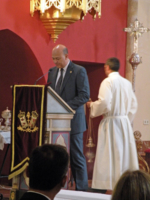 Provincia.Solemne Función Religiosa, en honor al Sr. San Gregorio de Osset, Patrón de Alcalá del Río.
