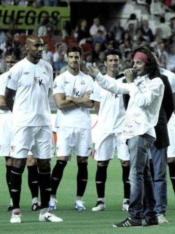 Kanoute se despide con un homenaje de Unicef a beneficio ciudad de los niños de África