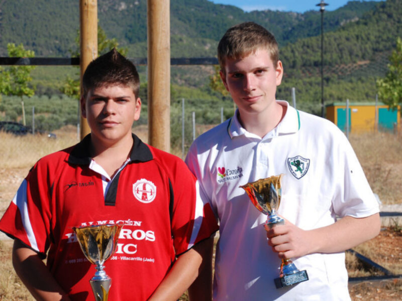 El cazorleño José Miguel Nieto, Campeón de España de Bolo Andaluz Valle en la máxima categoría.