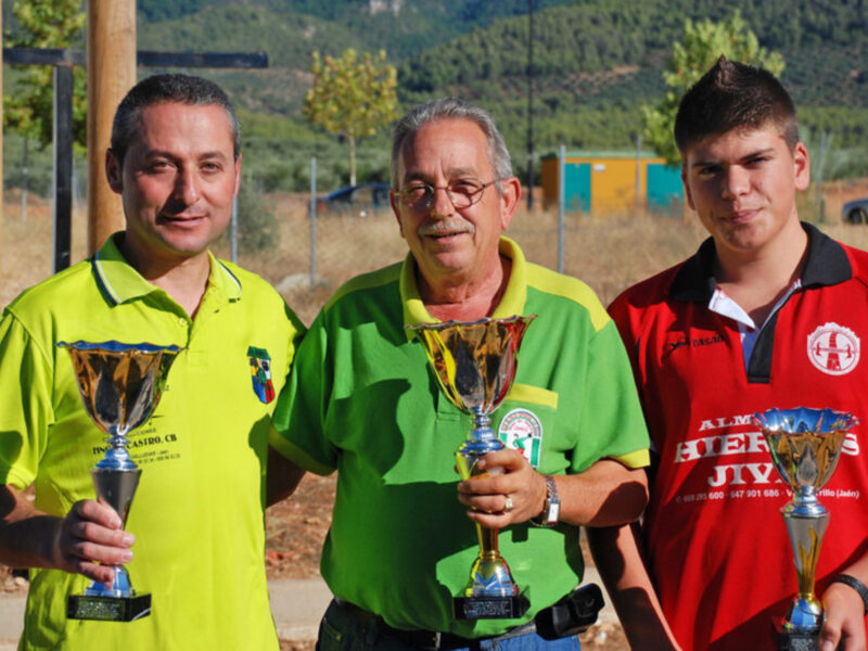 El cazorleño José Miguel Nieto, Campeón de España de Bolo Andaluz Valle en la máxima categoría.