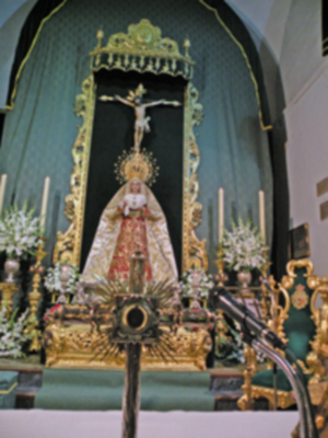 Provincia. Antonio Rendón.Solemne Función conmemorativa del XLI Aniversario de la Coronación Canoníca de la Virgen de las Angustias de Alcalá del Río.