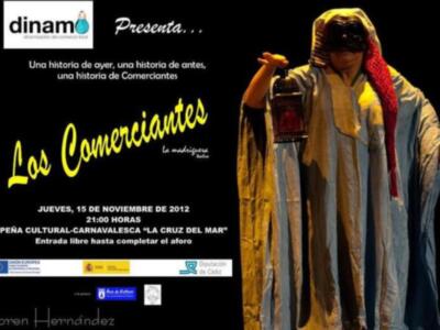 El proyecto Dinamo trae a Chipiona la obra de teatro Los Comerciantes de la compañía la Madriguera Teatro 