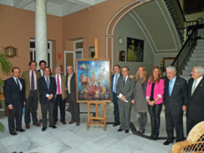 Sevilla.Presentado el cartel anunciador de la cabalgata de Reyes Magos del 2013, obra del pintor José Alberto Bedoya.