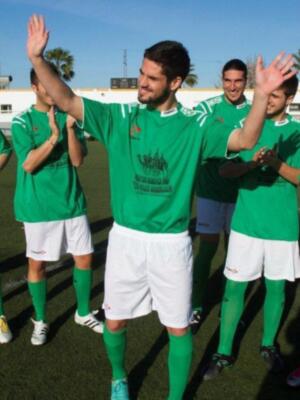 David de María se convierte en futbolista solidario por un día