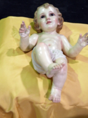 La entronización del Niño Jesús en la carroza del Nacimiento