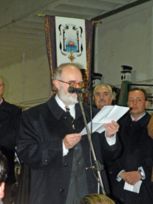 La entronización del Niño Jesús en la carroza del Nacimiento