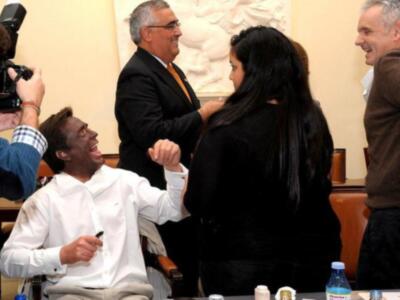 Sergio Ramos y Pilar Rubio fueron a ver a Davila Miura convertido en rey Baltasar.