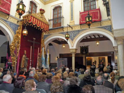 Sevilla.Concierto de coplas en la clausura expositiva de la Hermandad de San Isidoro de Sevilla.