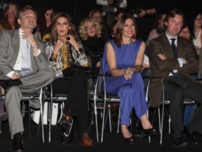 Marina Danko con su novio Manuel Blanco en SIMOF