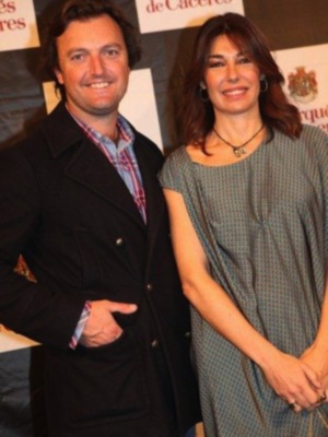 Marina Danko con su novio Manuel Blanco en SIMOF 