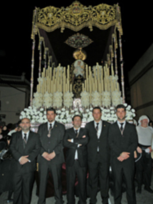 La Patrona de Rinconada culmino su estación de penitencia el Sábado Santo