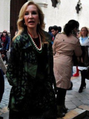 Carmen Lomana en la Semana Santa sevillana