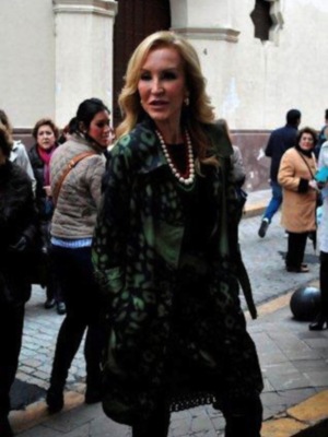 Carmen Lomana en la Semana Santa sevillana