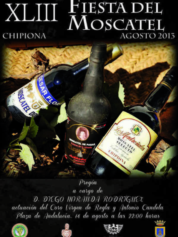 Presentados el cartel y el programa del cuadragésimo tercer Festival del Moscatel (Chipiona)