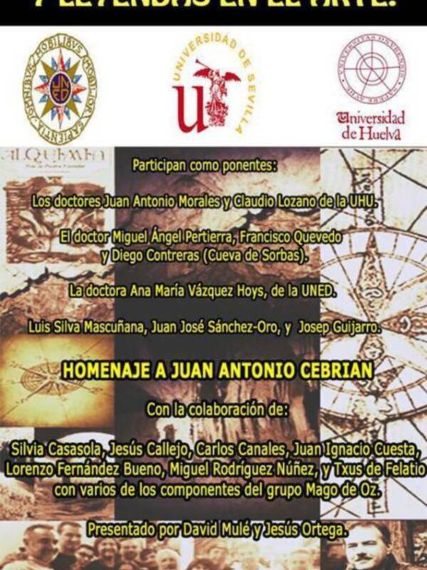 IIº.Congreso de Historia, Mitos y Leyendas en el Arte, HOMENAJE a JUAN ANTONIO CEBRIÁN.