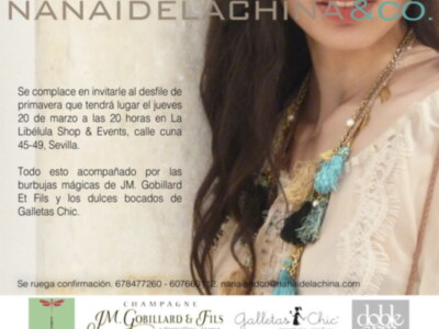 Nanai de la China organiza desfile de moda primavera en La Libélula Shop & Events