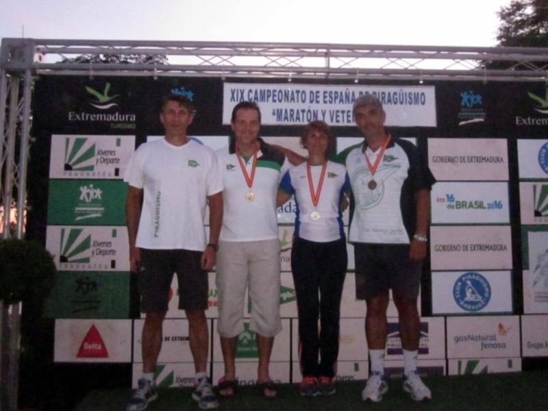 Cinco medallas para los piragüistas del Náutico Sevilla en los Campeonatos de España de maratón 