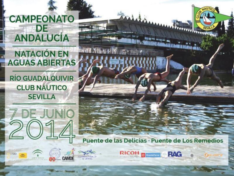 El Guadalquivir se estrena como sede del Andaluz de natación en aguas abiertas