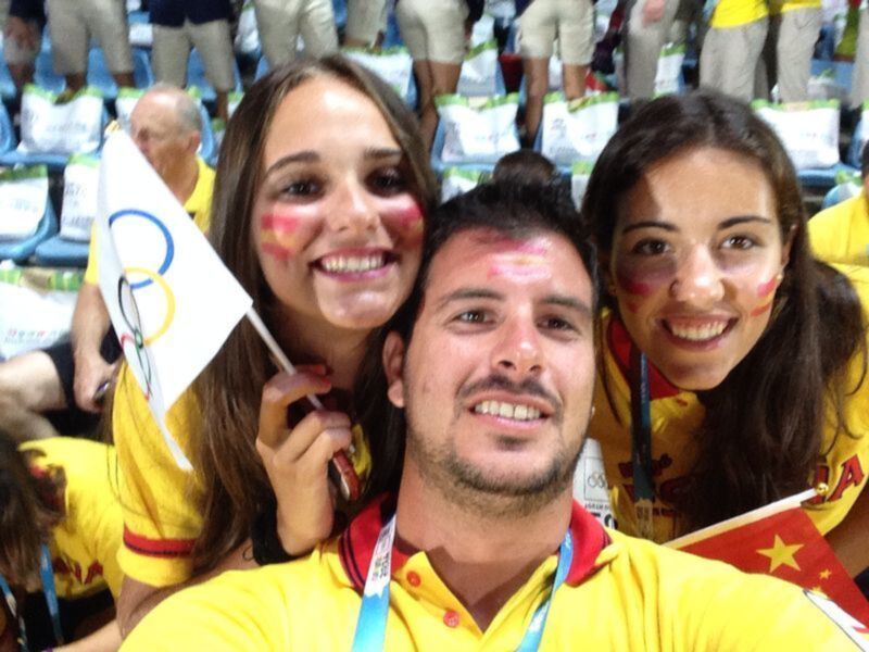 En acción el tridente del Náutico Sevilla en los Juegos Olímpico de la Juventud