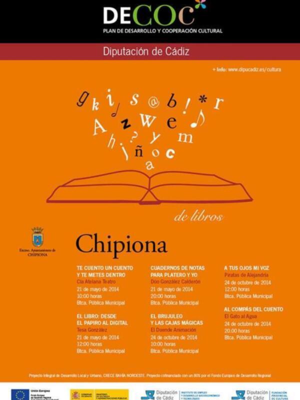 El programa DECOC De Libros llenará de actividades  el Día de la Biblioteca(Chipiona) 