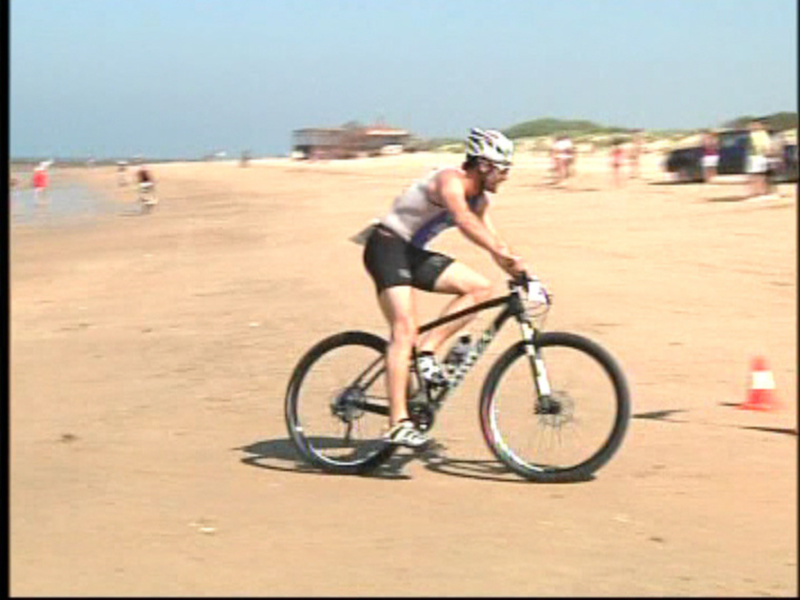 Climatología ideal para los 140 participantes del Duatlón Cros Playas de Chipiona de este domingo