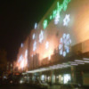 Las primeras luces de Navidad.