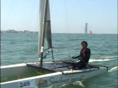 El regatista del CANS Alfredo Gómez se impone Vilamoura en la Regata de Carnaval