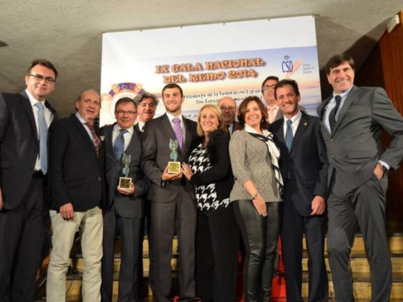 Álvaro Romero recibe el Premio Nacional de Remo