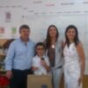 La Diputada de Igualdad entrega al alumno Daniel Ruiz Cabo su premio del certamen Mi familia Igualitaria(Chipiona)