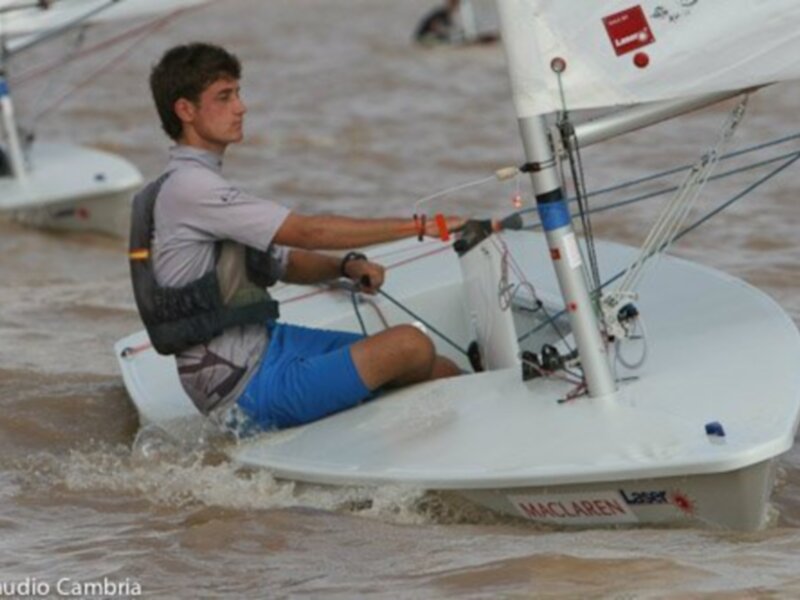 Raúl Sánchez, subcampeón andaluz de Láser Radial