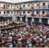 Sevilla.El rapero de Triana Junior Miguez inauguró la Velá de Triana con su pregón.