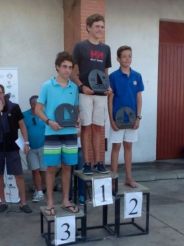 Iñaqui Antequera, al podio de la Copa de Andalucía de la clase Láser
