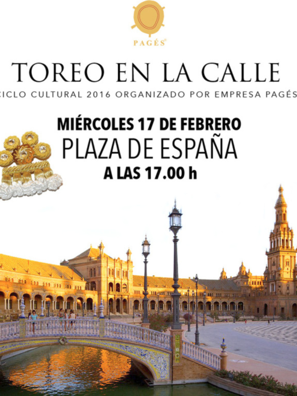Plaza de España, Sevilla, España. Ciclo Cultural 2016. Miércoles 17 de febrero a las 17:00 h.