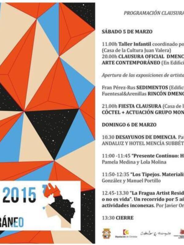 CLAUSURA OFICIAL XVII MUESTRA DE ARTE CONTEMPORÁNEO  DMENCIA 2015-2016
