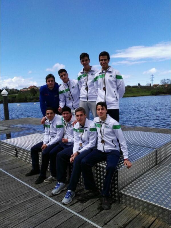 El Club Náutico, campeón de la Copa de España de pista de piragüismo